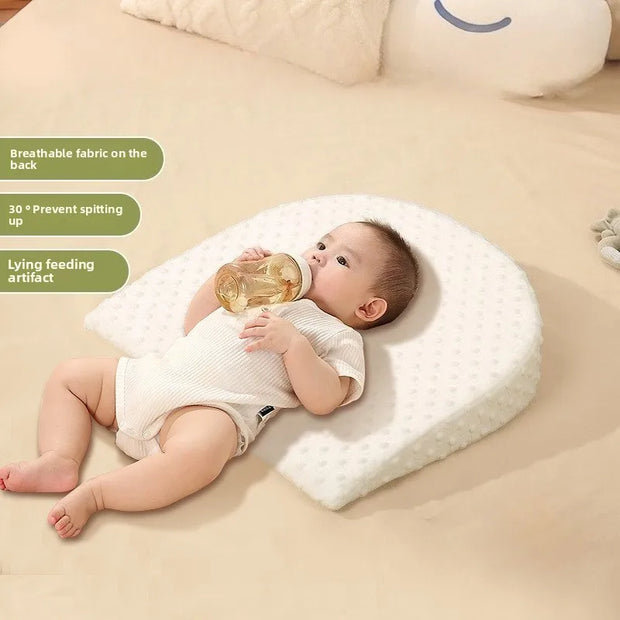 Newborn Slope Pillows Positioning Baby Anti Reflux Cotton Nursing Pillow Feeding AntiSlip Non‑slip Pillow Baby Sleep Pillows
