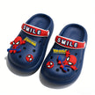 Kids Girls Baby Sandals Summer Slippers Boys Home Shoes Cartoon Spiderman Indoor Beach Sandals Children Bath Slipper Toddler
