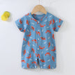 New Baby Onesies Climbing Clothes Pure Cotton Summer Newborn Boys Girls Rompers Short-Sleeved Thin Harness Infant Clothes