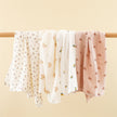 Cotton Swaddle Blanket Baby Blanket Floral Print Muslin Diaper Swaddle New Born Crinkle Fabric Baby Born Stroller Cover