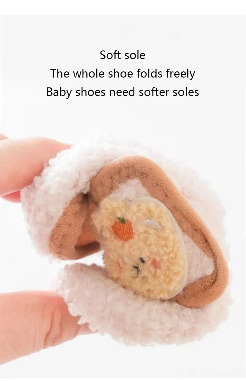 0-5Y Baby Non Slip Floor Socks Soft Sole Anti Skid Walking Socks Fleece Lined Toddler Socks Winter Indoor Shoes Infants Kids‌