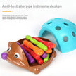Early Education Toys Hedgehog Training Focused on Children's Fine Motor Hand-Eye Coordination Fight Inserted Toy For 1-3 Years