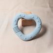 New star silicone teether Food Grade heart baby Teething toy