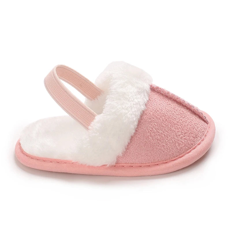 Cozy Plush Baby Slippers (0-18M)