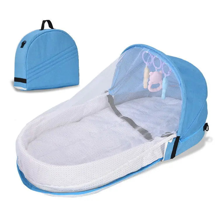 Battilo Baby Crib Multi-function Baby Bed Nest Baby Mosquito Net Foldable Baby Nest Bassinet Infant Sleep Portable Bed