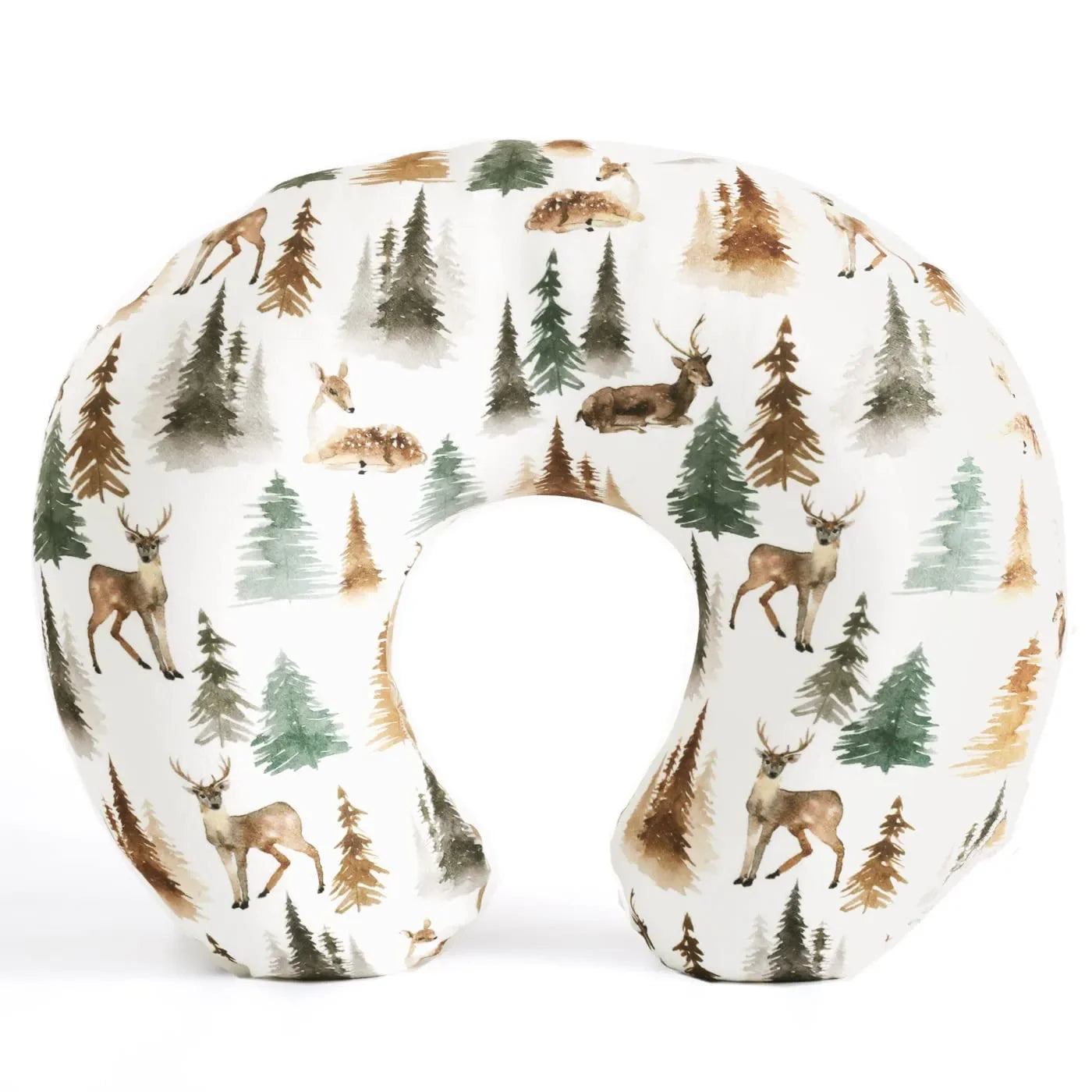 Breathable Stretch Nursing Pillow Cover Detachable Infant Support Cushion Versatile Baby Sitting Aid for Home/Travel 0-12 Months