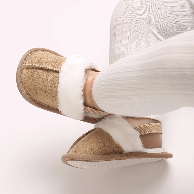 Cozy Plush Baby Slippers (0-18M)