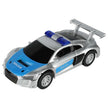 سيارة سباق تناظرية من طراز Carrera Go Scalextric بمقياس 1/64 (1:64) - سيارة سباق كهربائية عالية السرعة - لعبة سيارات سباق الشرطة