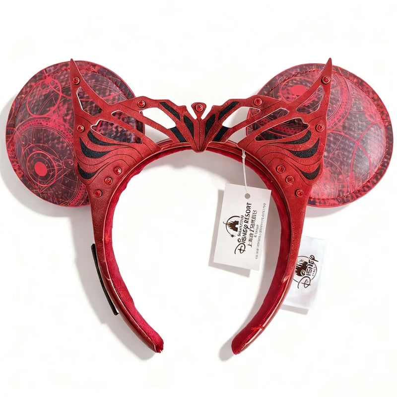 Disney Princess Headband Mickey Ear Rapunzel Snow White Sequin Bow Hair Hoop Gift Girl Accessories Halloween Gift Christmas Jack