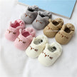 Toddler Girl Knitted Shoes First Walkers Snow Boots Newborn Baby Autumn Winter Cotton Warm Soft Sole Plush Prewalker 0-18Months
