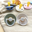 1 Pc Baby Latex Pacifier More Soft close to MOM's breast Round baffle variety colors Younger baby pacifier soother