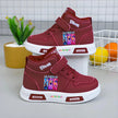 New Kpop Demon Hunter Children Sneakers For Girls High-Top Shoe Autumn White Shoe Casual Running Shoe Anti Slip Soft Sole Tenis