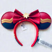 Disney Princess Headband Mickey Ear Rapunzel Snow White Sequin Bow Hair Hoop Gift Girl Accessories Halloween Gift Christmas Jack