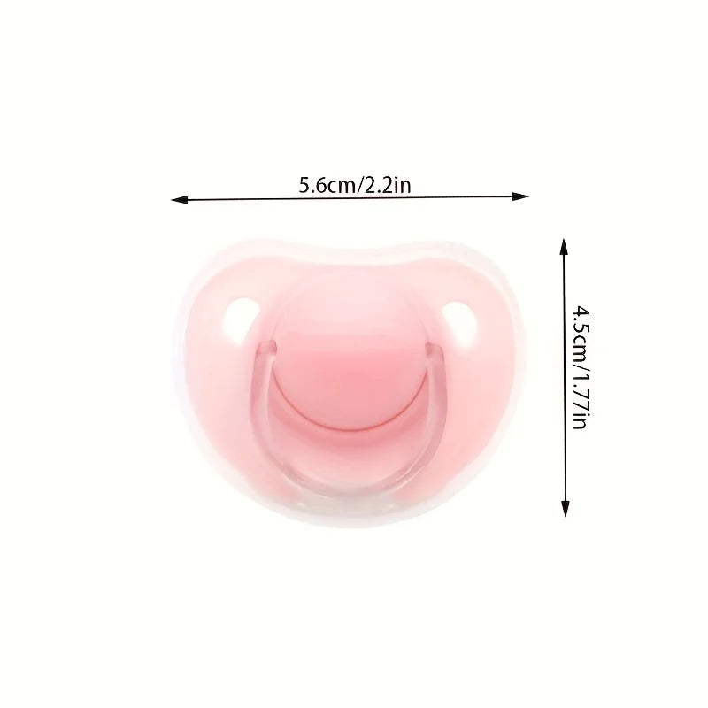 2pcs/pack Baby Pacifier Soother with Cover for Daily and Night Use