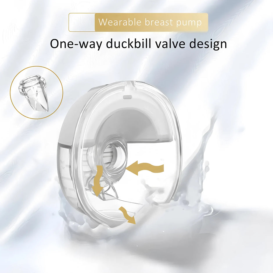 Wearable Breast Pump Smart Household Electric Breast Pumps Comfort Milk Collector with LED Display 3 Modes