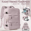 Large capacity women's dry wet separation backpack, commuting computer bag, multifunctional waterproof backpack
