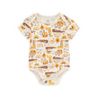 4Pieces Baby Clothing Four Season Unisex Cartoon Short Sleeve Baby Boy Girl Bodysuits Cute 100%Cotton Newborn Clothes