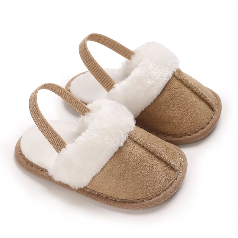 Cozy Plush Baby Slippers (0-18M)
