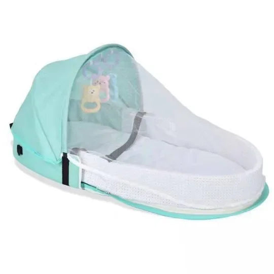 Baby Travel Bed Newborns Sleeping Nest with Net Foldable Baby Nest Mosquito Bassinet Infant Sleeping Bag Newborns Cradle Cribs