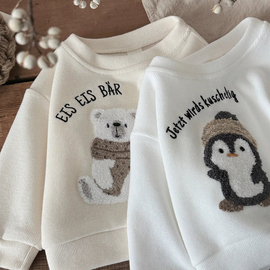 Newborn Girl Clothes Baby Sets Spring Autumn 2Pcs Children Clothing Kids Toddler Outfit Cartoon Bear Sweatshirt Long Pants