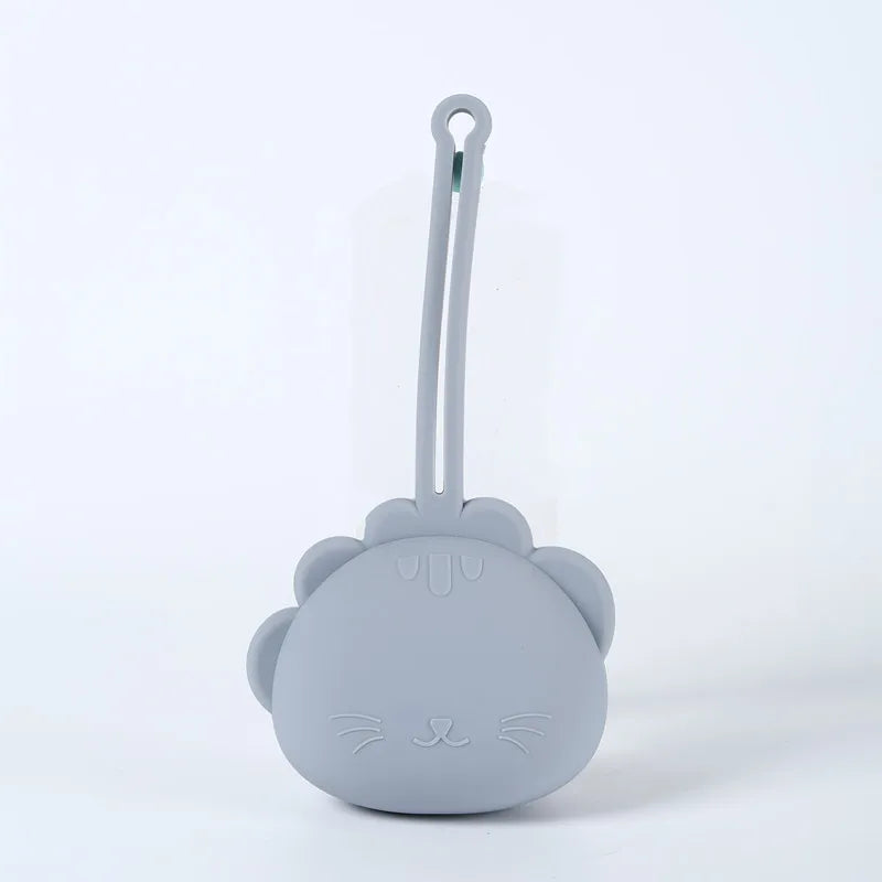Pacifier Storage CasePortable Baby Pacifier Storage CaseSilicone Storage CasePacifier Drop-proof Case with Lanyard