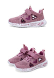 Girls Casual Shoes Light Mesh Sneakers Kids Summer Children Spring Autumn Tenis Cute Sport Cartoon Female Running Sock Footwear