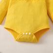 3PCS Baby Girl Clothes Set Long Sleeve Romper Top+Flowers Pant+Headband Spring&Autumn Lovely Outfit for Toddler Girl 0-18 Months