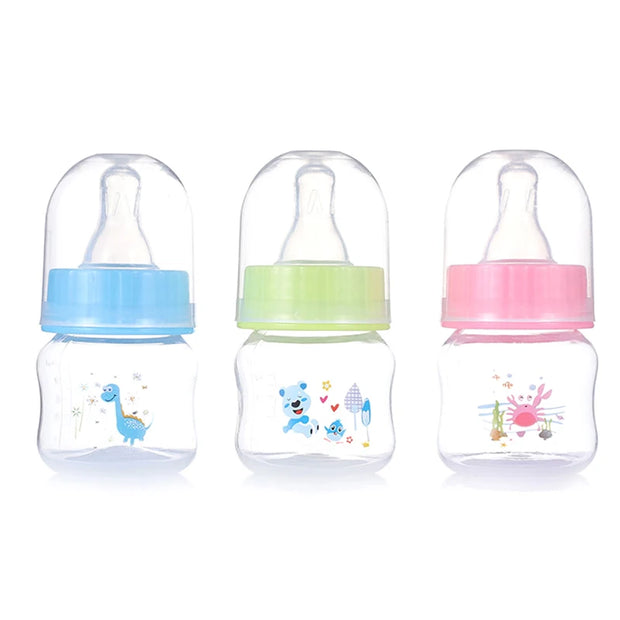 50ML Baby Newborn Mini Portable Feeding Nursing Bottle BPA Free Safe Infant Nursing Nipple Care Feeder Fruit Juice Milk Bottles