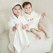 Baby Bath Towel Hooded Soft Coral Velvet Child Bathrobe Cute Cartoon Animal Warm Toddler Sleeping Swaddle Wrap Towel Blanket