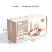 Baby Wooden Musical Instrument Toy Handheld Bell Ringing Rattle for Toddlers Sensory Development Early Childhood Education