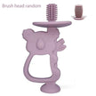 Animal Koala Safe Toddle Teether Chew Toy Teething Ring Infant Baby Silicone Training Toothbrush BPA Free Rodent Baby Accessorie