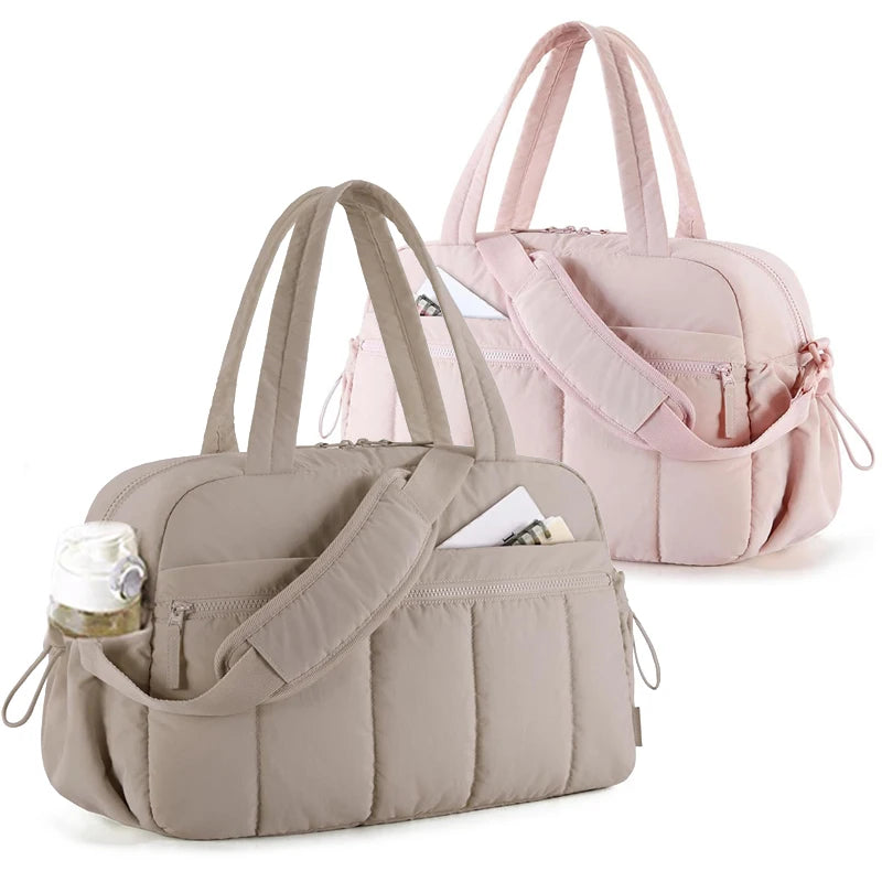 Multifunctional Travel Duffel Bag: Baby Diaper Bag, Gym & Hospital Bag with Waterproof Compartment