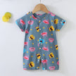 New Baby Onesies Climbing Clothes Pure Cotton Summer Newborn Boys Girls Rompers Short-Sleeved Thin Harness Infant Clothes