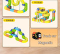 Sell Well Children'S Anti-Gravity Magnetic Attraction Track Train Changeable Magnetic Magic Rail Car Electric Train Toy