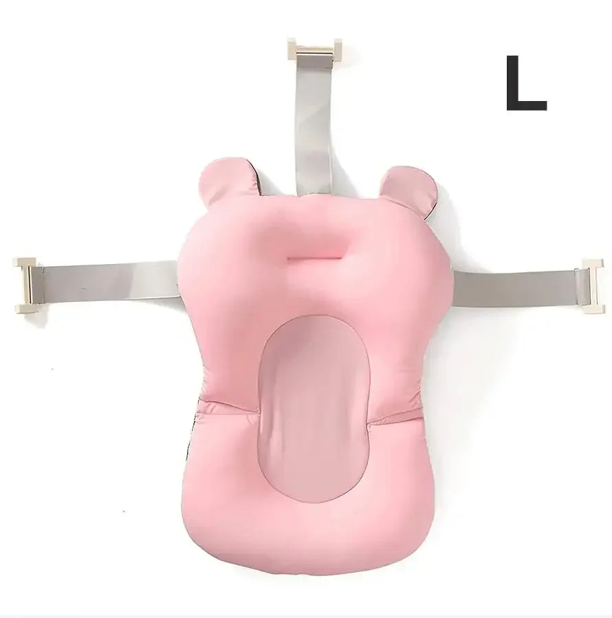 Adjustable Bath Tub Shower Cushion Newborn Support Seat Mat Baby Bath Seat Floating Water Pad Portable Foldable Baby Bathtub Pad