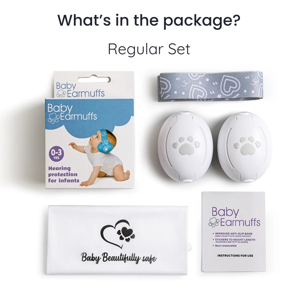 سدادات أذن للأطفال الرضع، حماية للسمع، سماعات رأس أساسية مانعة للضوضاء للأطفال، سماعة رأس للوقاية من ضوضاء الأطفال