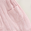 pudcoco Baby Summer Suspenders Jumpsuit Solid Color Sleeveless Romper with Pockets for Newborn Infant Boy Girls