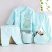 5 Pcs/set Newborn Baby 0-3 Month Clothing Set Babies T-Shirt Pants Hat Boy Girl Clothes Cotton Set