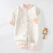 Baby Clothes Bodysuit&One Pieces Boys Girls Newborn Rompers Solid Color 100 Cotton 0-24M Long Sleeve Loungewear Outfit