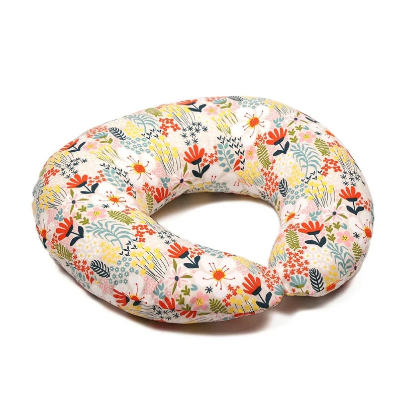 Breathable Stretch Nursing Pillow Cover Detachable Infant Support Cushion Versatile Baby Sitting Aid for Home/Travel 0-12 Months