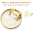 Crab-Shaped Baby Teether  Food-Grade Silicone Teething Toy  BPA-Free Chillable Infant Teether for Sore Gums 0-24 Months