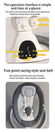 Multipurpose Electric Baby Sleep Rocking Chair Automatic Swing Infant Rocker Comfort Cradle Stroller Toys for Baby 0-3 Years Old
