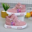 New Kpop Demon Hunter Children Sneakers For Girls High-Top Shoe Autumn White Shoe Casual Running Shoe Anti Slip Soft Sole Tenis