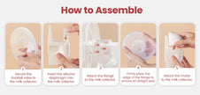 NCVI Electric Breast Pump,Hands-Free breastfeeding Pump with 4 Modes & 9 Levels,Low Noise,19/21/24mm flanges