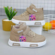 New Kpop Demon Hunter Children Sneakers For Girls High-Top Shoe Autumn White Shoe Casual Running Shoe Anti Slip Soft Sole Tenis
