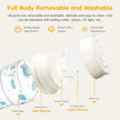 MAMIJOY 280ml Baby Learning Drinking Cup With Handle 360 Degrees Drinking Water Baby Sucking Cup Flip Lid Leakproof Infants WC32