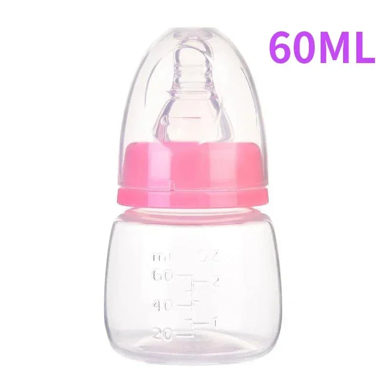 60ML Baby Bottle Portable Safe PP Plastic Mini Baby Bottle Kids Nursing Care BPA Free Infant Milk Fruit Juice Feeding Bottle