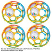 Soft Baby Grasping Ball Rattles with Bell Ball Early Education Educational Sensory Toy Random Color）
