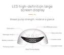 Portable Breast Pump Hands Free Wireless Wearable Electric Breast Pump BPA Free 4 Modes 12 Levels Silicone with LED Display