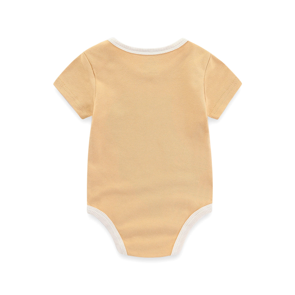 4Pieces Baby Clothing Four Season Unisex Cartoon Short Sleeve Baby Boy Girl Bodysuits Cute 100%Cotton Newborn Clothes